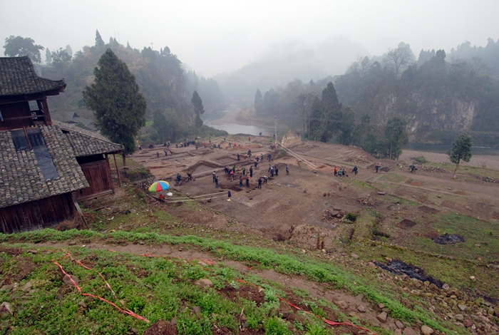 衙署区发掘现场