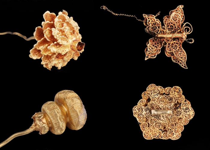 老司城明代土司墓地出土金器